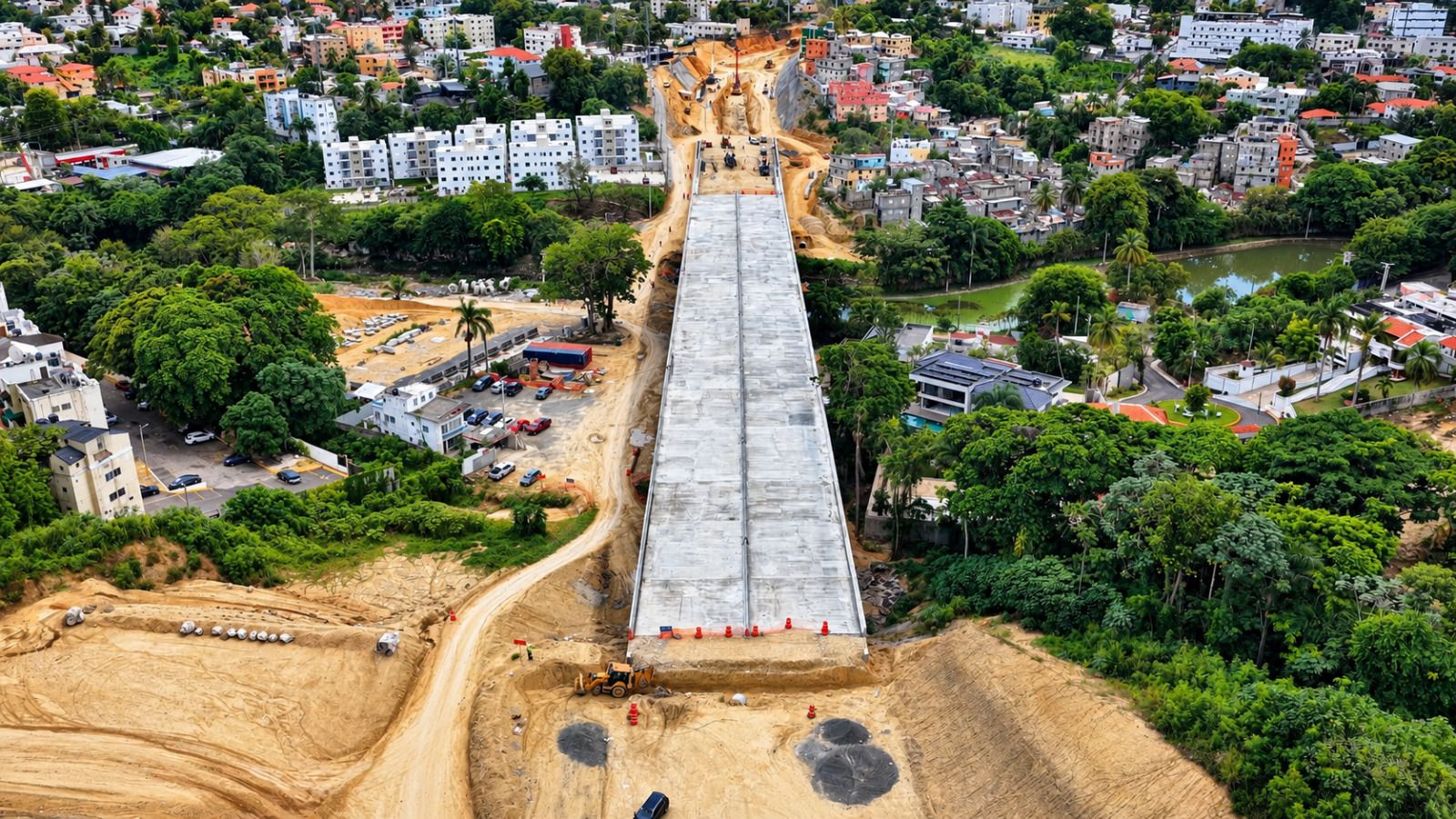 Grandes avances en la avenida República de Colombia: viaducto a buen ritmo, vigas instaladas y excavación de túnel en marcha 