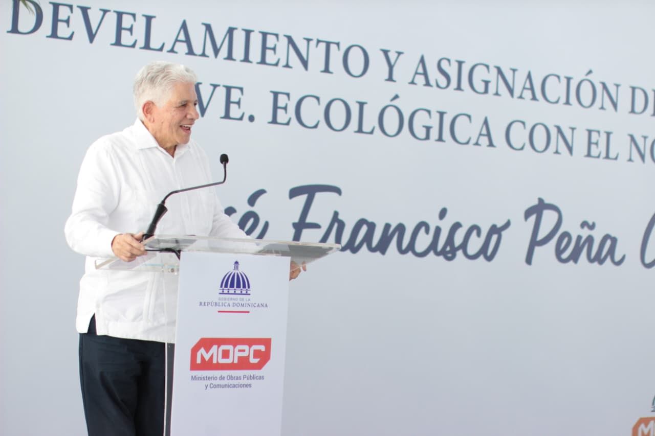 El presidente Luis Abinader encabeza designación de la avenida Ecológica con el nombre de José Francisco Peña Gómez